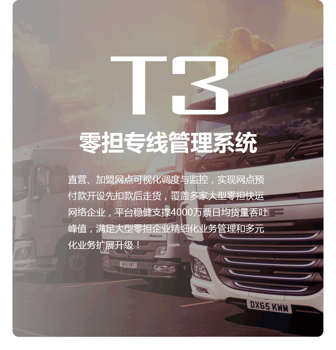 T3零担专线软件